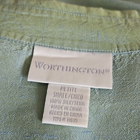 Vintage Worthington 100% silk blouse - Picture 6 of 10
